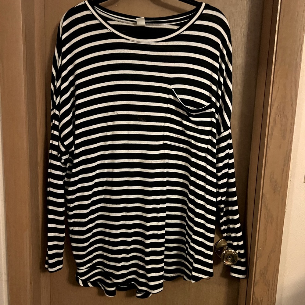 Oversized stripped sweater